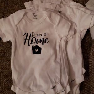 Born at home onesie